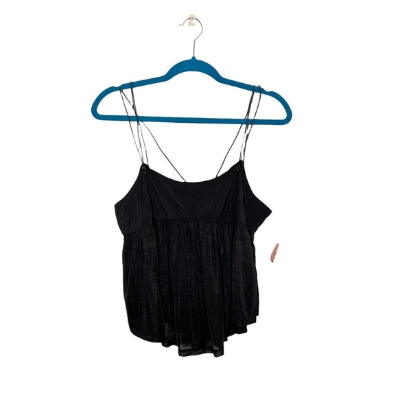 NWT Free People Movement Black Catch Me Drift Flowy Tank Top - Picture 3 of 12